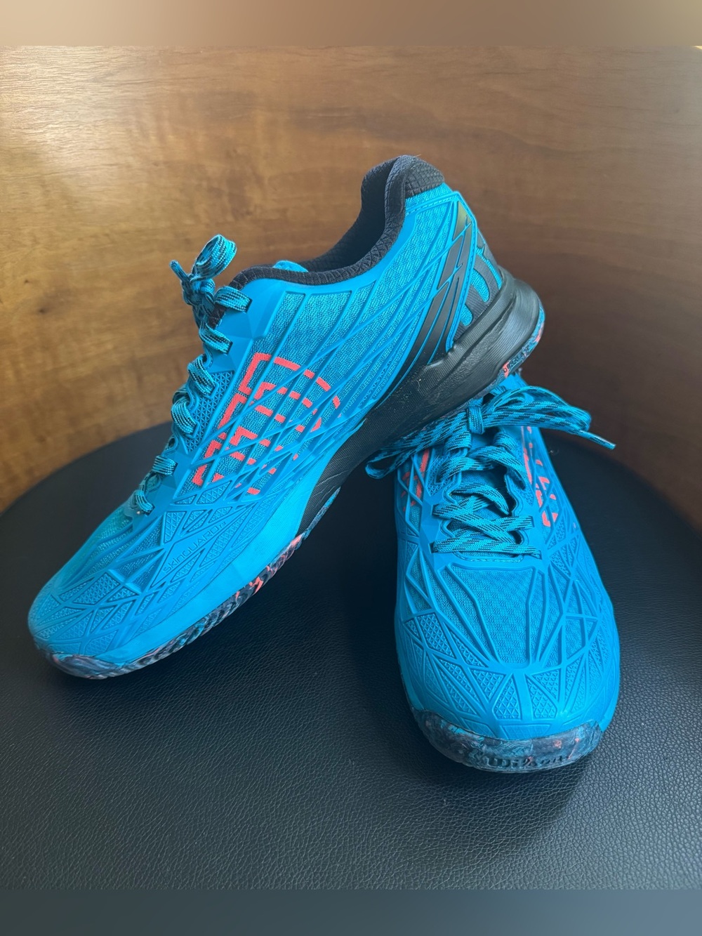 Wilson Men’s Kaos Clay Court tennis shoes in Hawaiian Ocean/Black Size 11